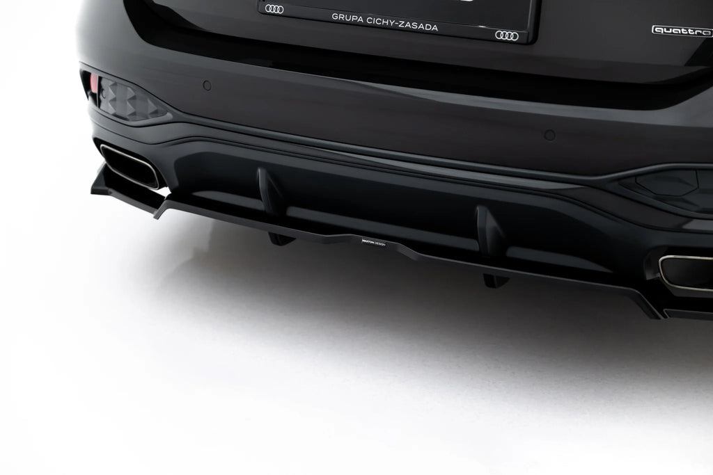 Rear splitter (with vertical bars) v.3 audi a6 s-line c9