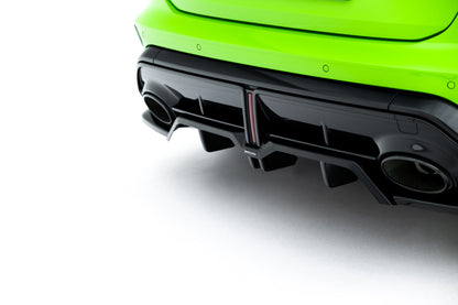 Rear splitter (with vertical bars) v.3 audi rs3 sportback 8y facelift