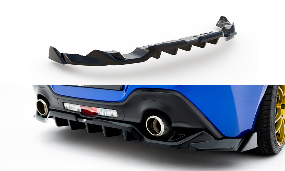 Rear splitter (with vertical bars) v.3 subaru brz mk2