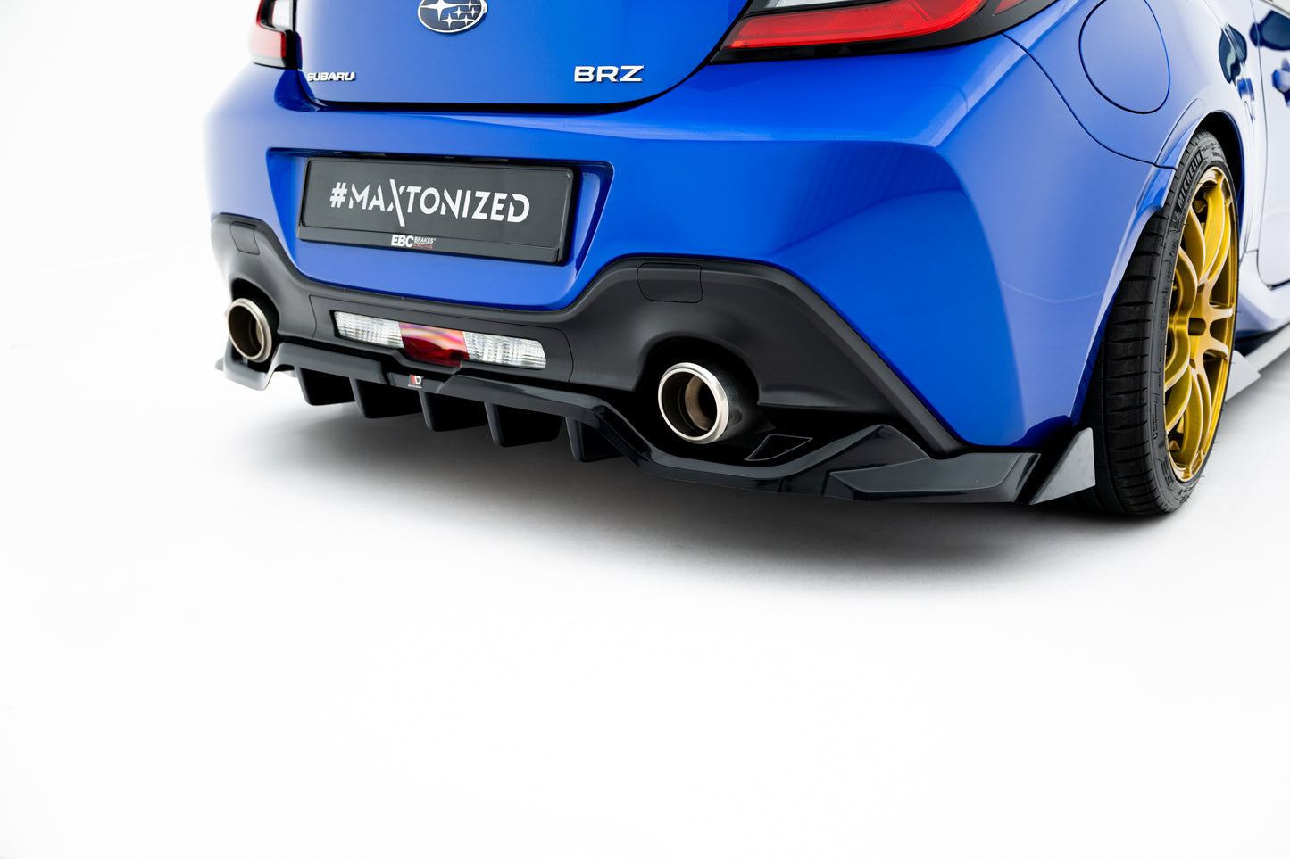 Rear splitter (with vertical bars) v.3 subaru brz mk2
