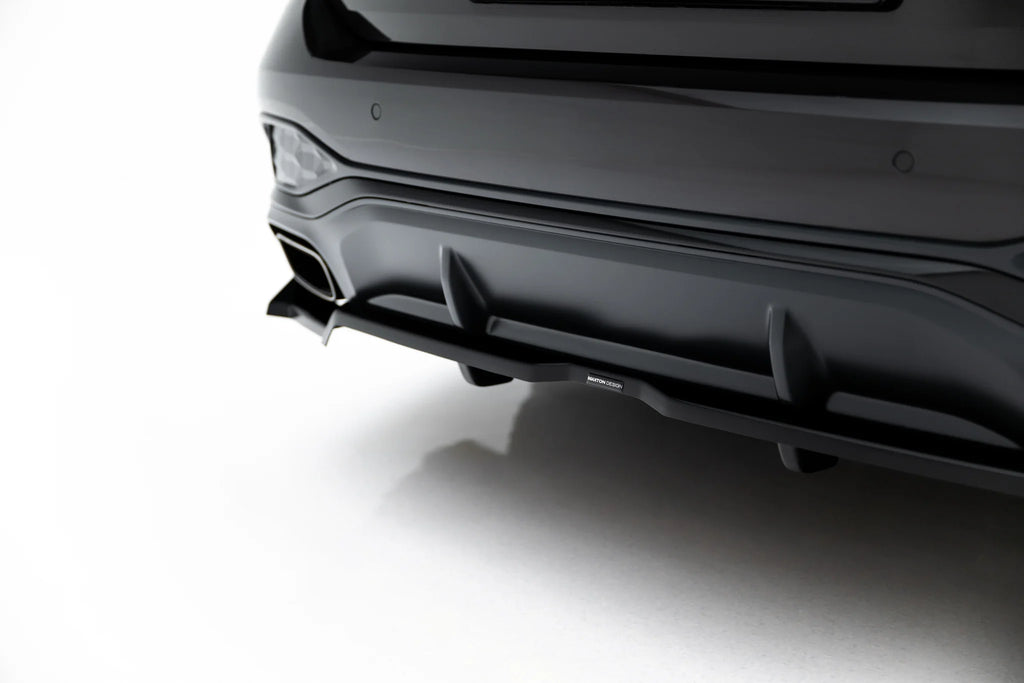 Rear splitter (with vertical bars) v.4 audi a6 s-line c9