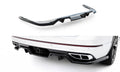 Rear splitter (with vertical bars) volkswagen atlas r-line mk1 facelift 2