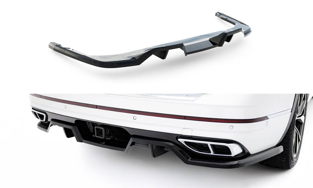 Rear splitter (with vertical bars) volkswagen atlas r-line mk1 facelift 2