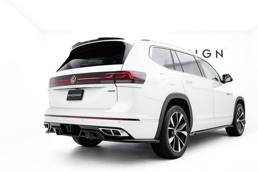Rear splitter (with vertical bars) volkswagen atlas r-line mk1 facelift 2