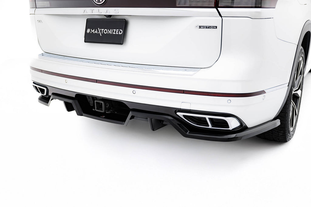 Rear splitter (with vertical bars) volkswagen atlas r-line mk1 facelift 2