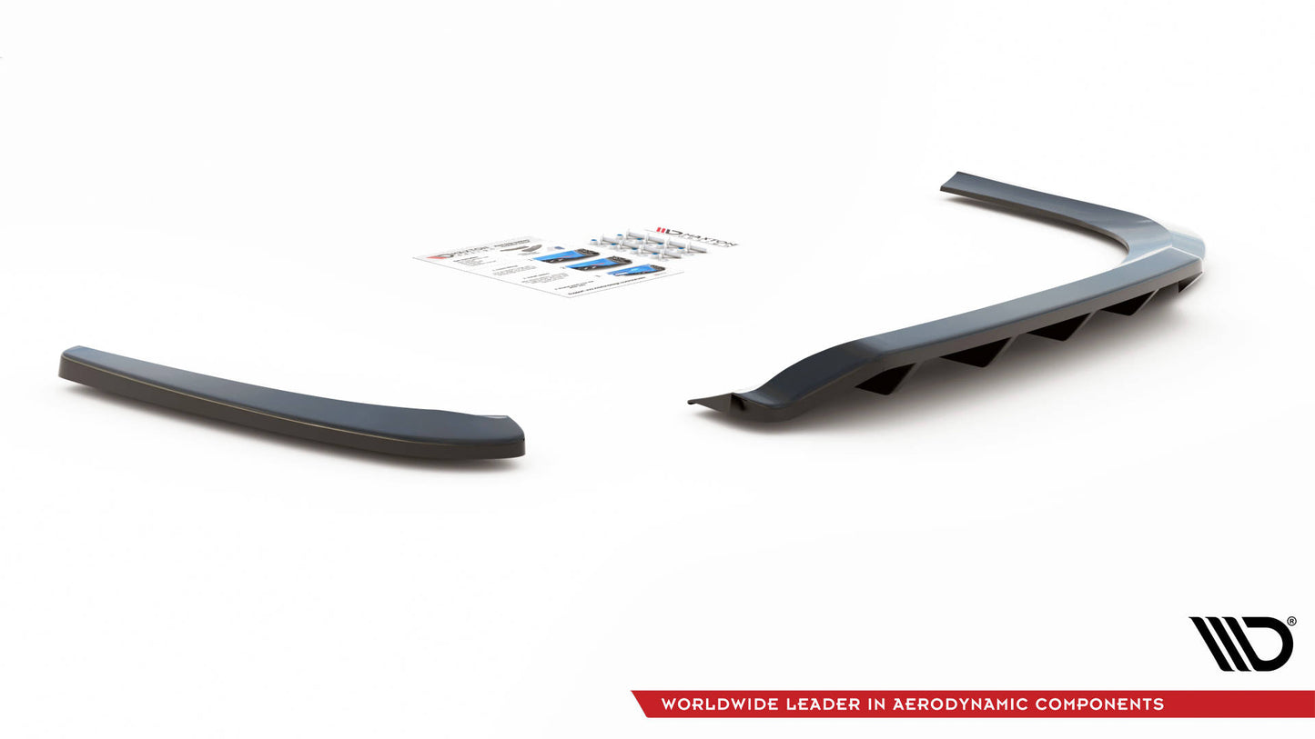 Rear splitter (with vertical bars) volkswagen passat cc