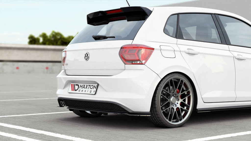 Rear splitter (with vertical bars) volkswagen polo gti / r-line mk6