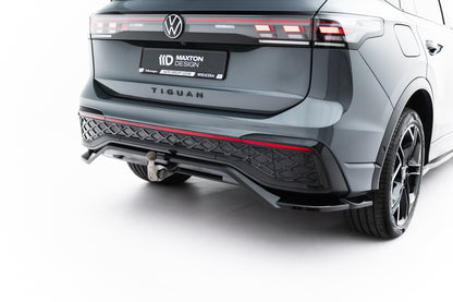 Rear splitter (with vertical bars) volkswagen tiguan r-line mk3