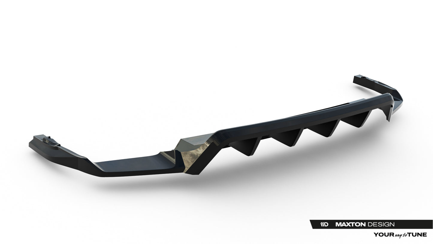 Rear splitter (with vertical bars) volkswagen touareg r-line mk3 facelift