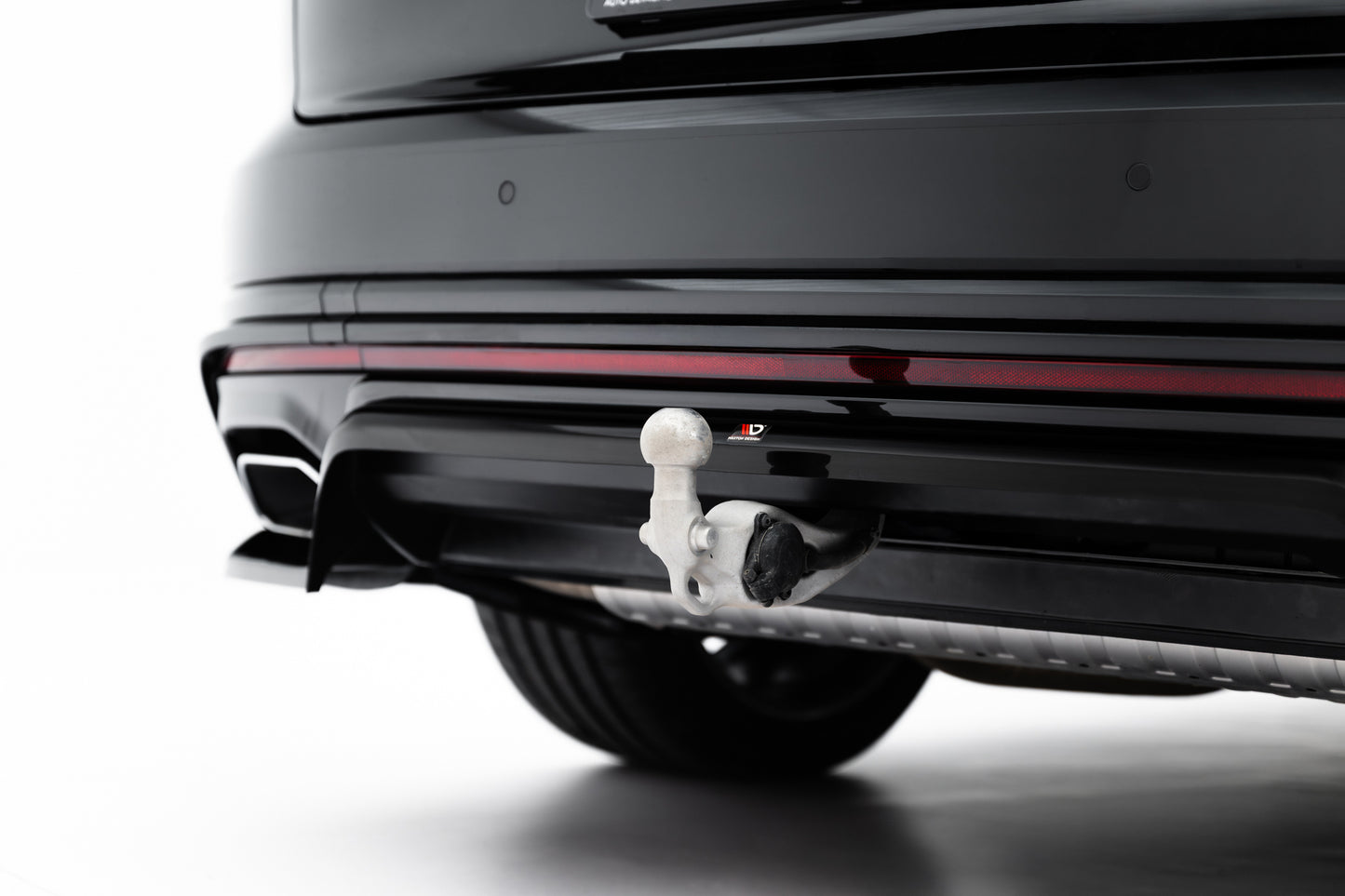 Rear splitter (with vertical bars) volkswagen touareg r-line mk3 facelift