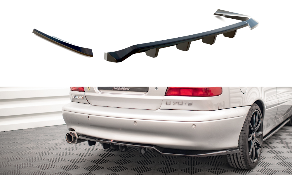 Rear splitter (with vertical bars) Volvo C70 MK1