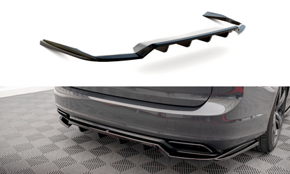 Rear splitter (with vertical bars) volvo v90 / s90 r-design mk2
