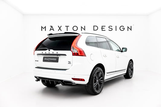 Rear splitter (with vertical bars) volvo xc60 mk1 facelift