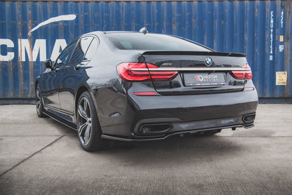Rear splitter (with vertical bars) for bmw 7 m-pack g11 /g12