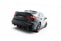 Rear splitter (with vertical bars) suitable for audi a3 sedan 8y facelift