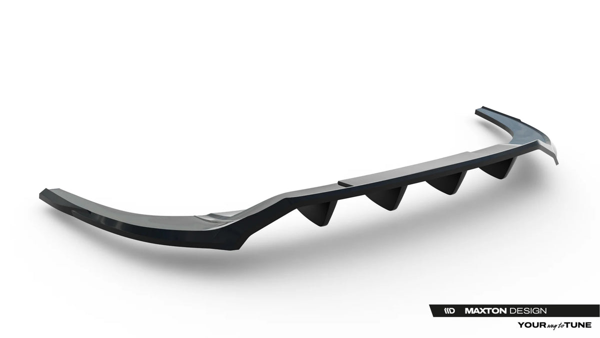 Rear splitter (with vertical bars) suitable for audi a3 sedan 8y facelift