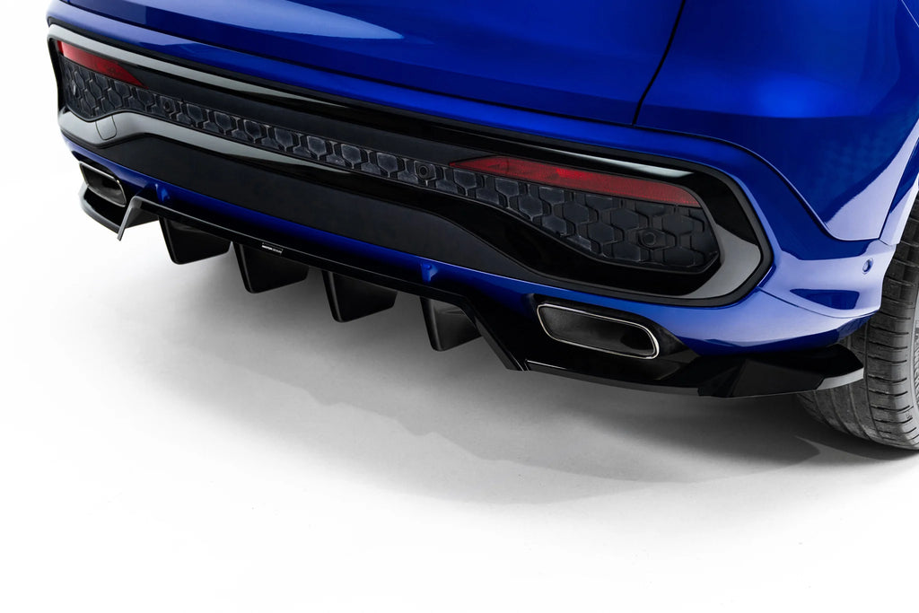 Rear splitter (with vertical bars) suitable for audi q5 s-line sportback / suv mk3