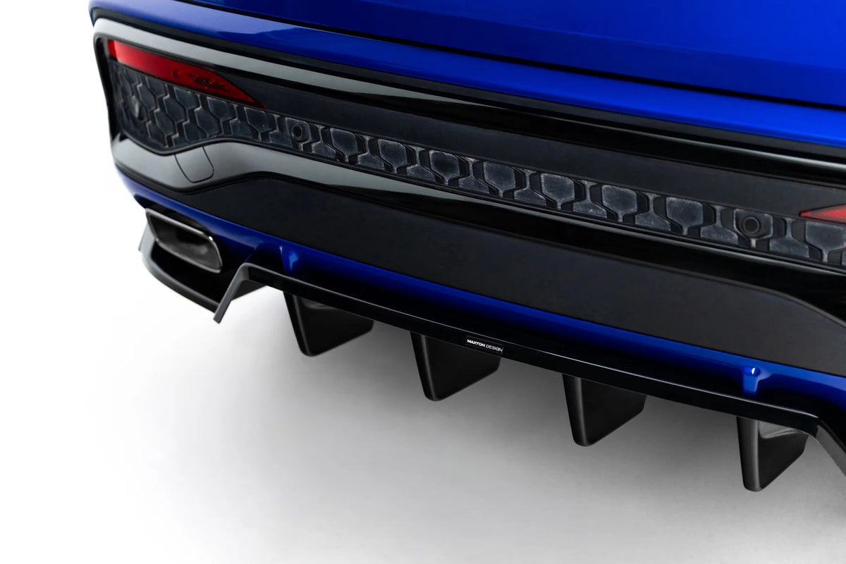 Rear splitter (with vertical bars) suitable for audi q5 s-line sportback / suv mk3