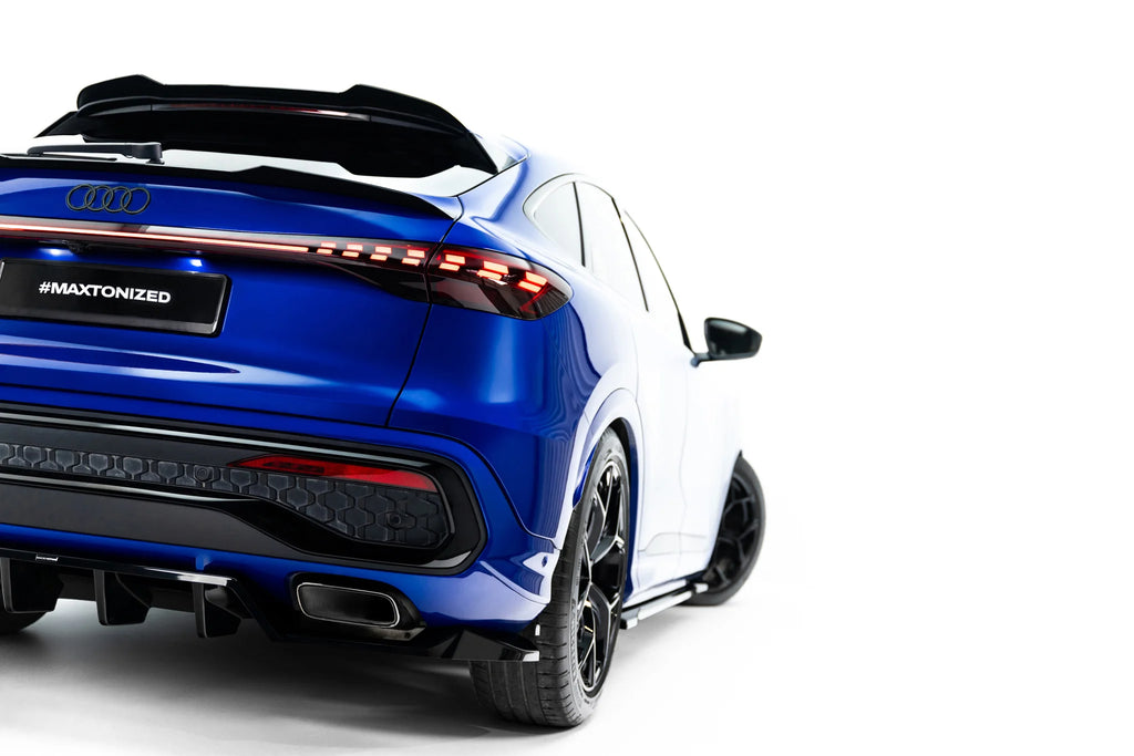 Rear splitter (with vertical bars) suitable for audi q5 s-line sportback / suv mk3
