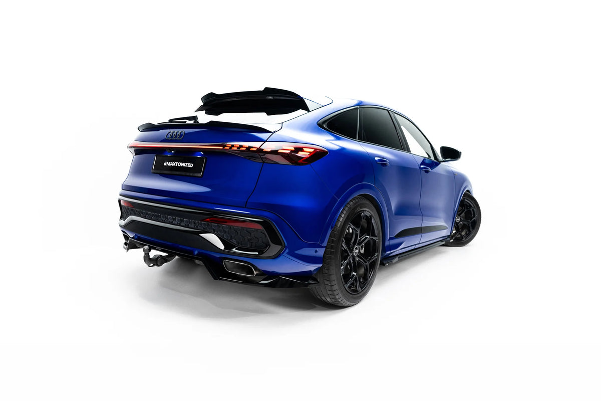 Rear splitter (with vertical bars) suitable for audi q5 s-line sportback / suv mk3