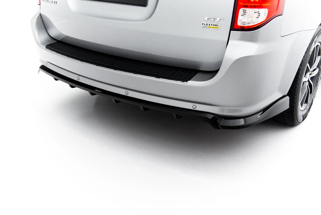 Rear splitter (with vertical bars) suitable for dodge grand caravan mk5 facelift
