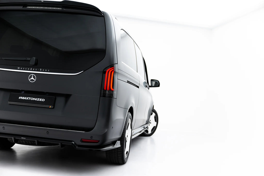 Rear splitter (with vertical bars) suitable for mercedes-benz v amg-line w447 facelift 2