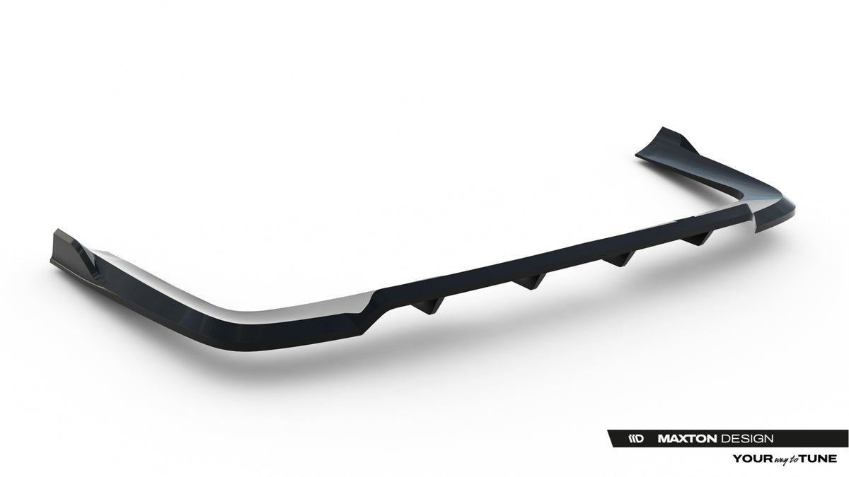 Rear splitter (with vertical bars) suitable for mercedes-benz v amg-line w447 facelift 2