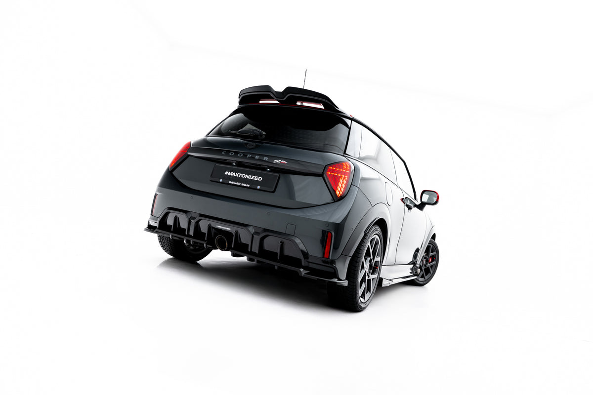Rear splitter (with vertical bars) suitable for mini cooper john cooper works f65