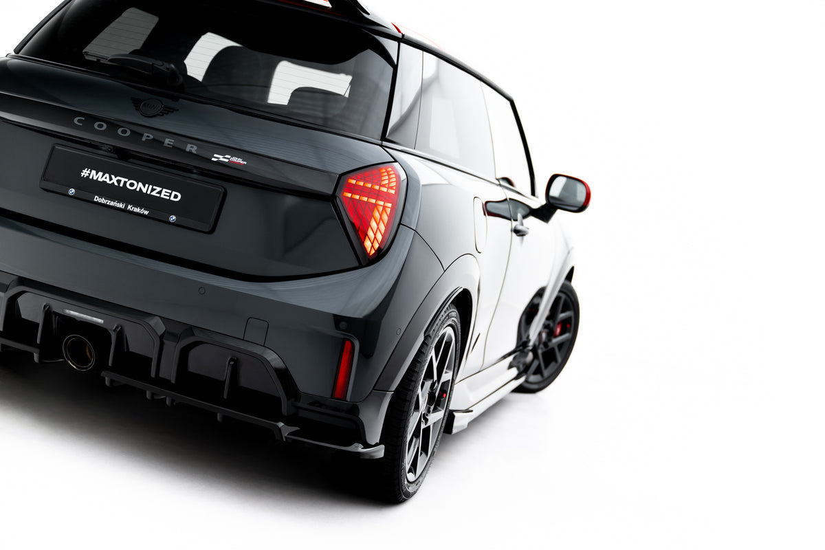 Rear splitter (with vertical bars) suitable for mini cooper john cooper works f65