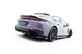 Rear splitter (with vertical bars) suitable for porsche panamera 4 / 4s e-hybrid / 4 e-hybrid 972