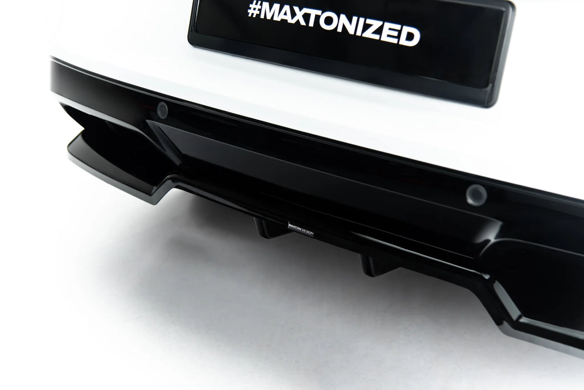 Rear splitter (with vertical bars) suitable for volkswagen t-roc r-line mk2