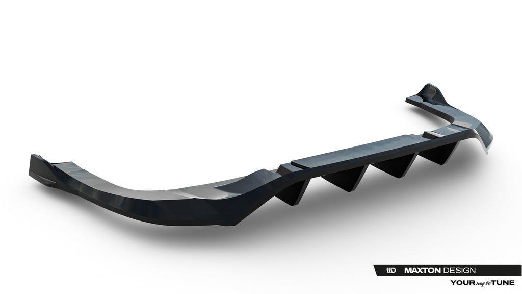 Rear splitter (with vertical bars) suitable for volkswagen tayron r-line mk1