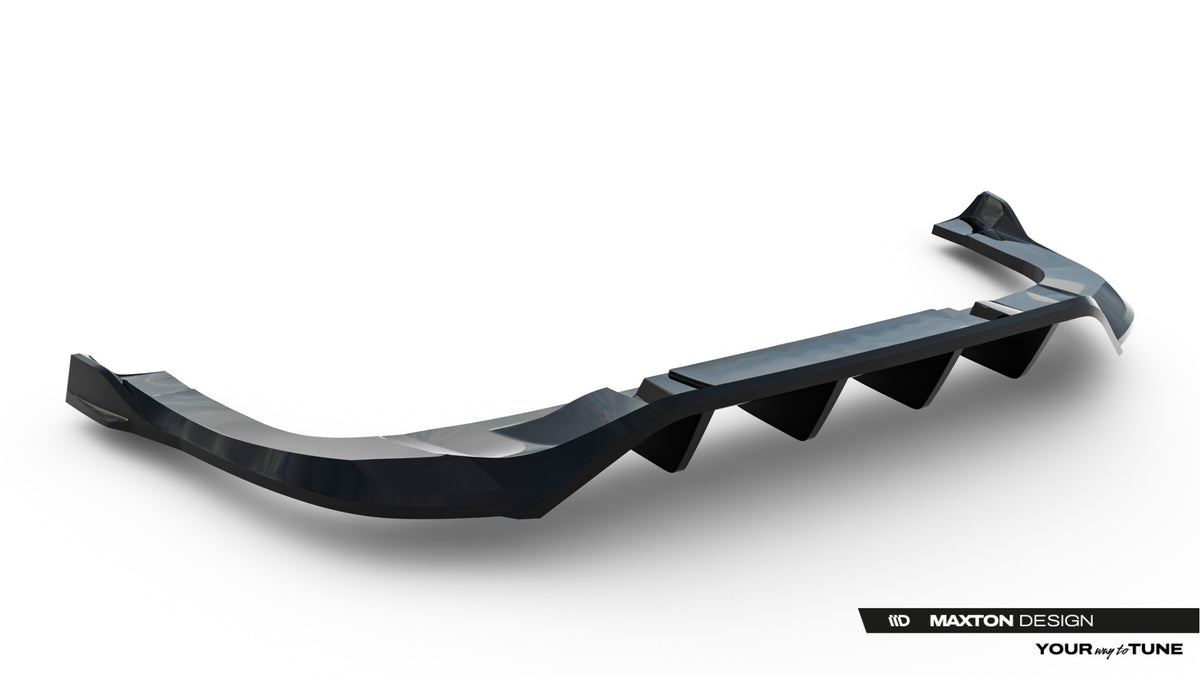 Rear splitter (with vertical bars) suitable for volkswagen tayron r-line mk1