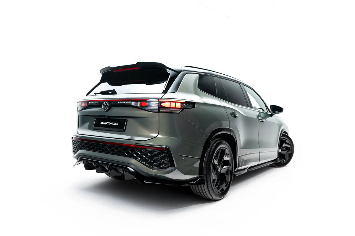 Rear splitter (with vertical bars) suitable for volkswagen tayron r-line mk1