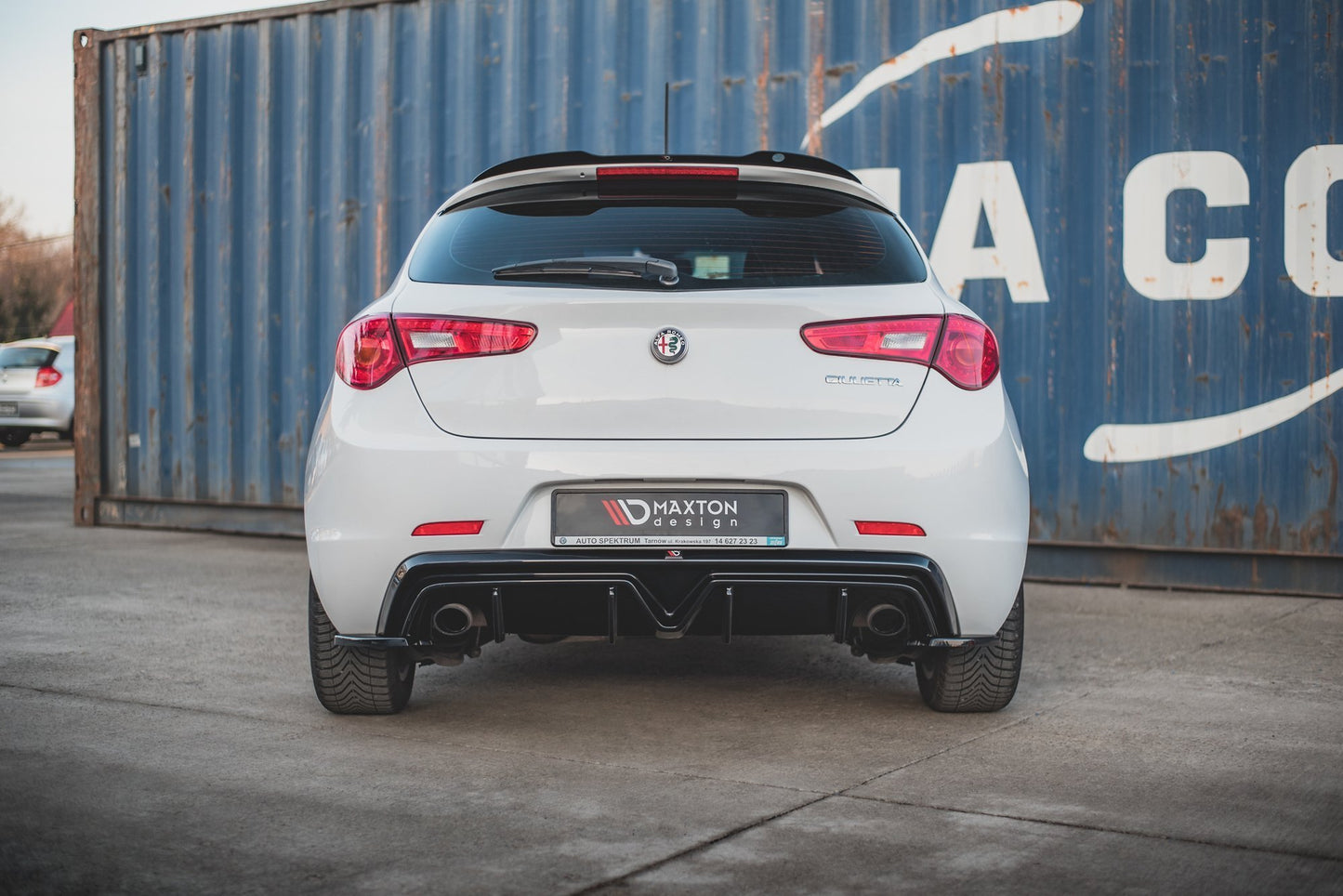 Rear valance alfa romeo giulietta (exhaust on both sides version)