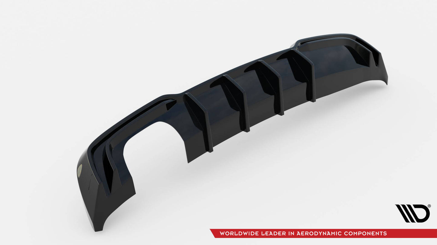 Rear valance audi a3 s-line sportback 8v facelift (version with dual exhausts on one side)