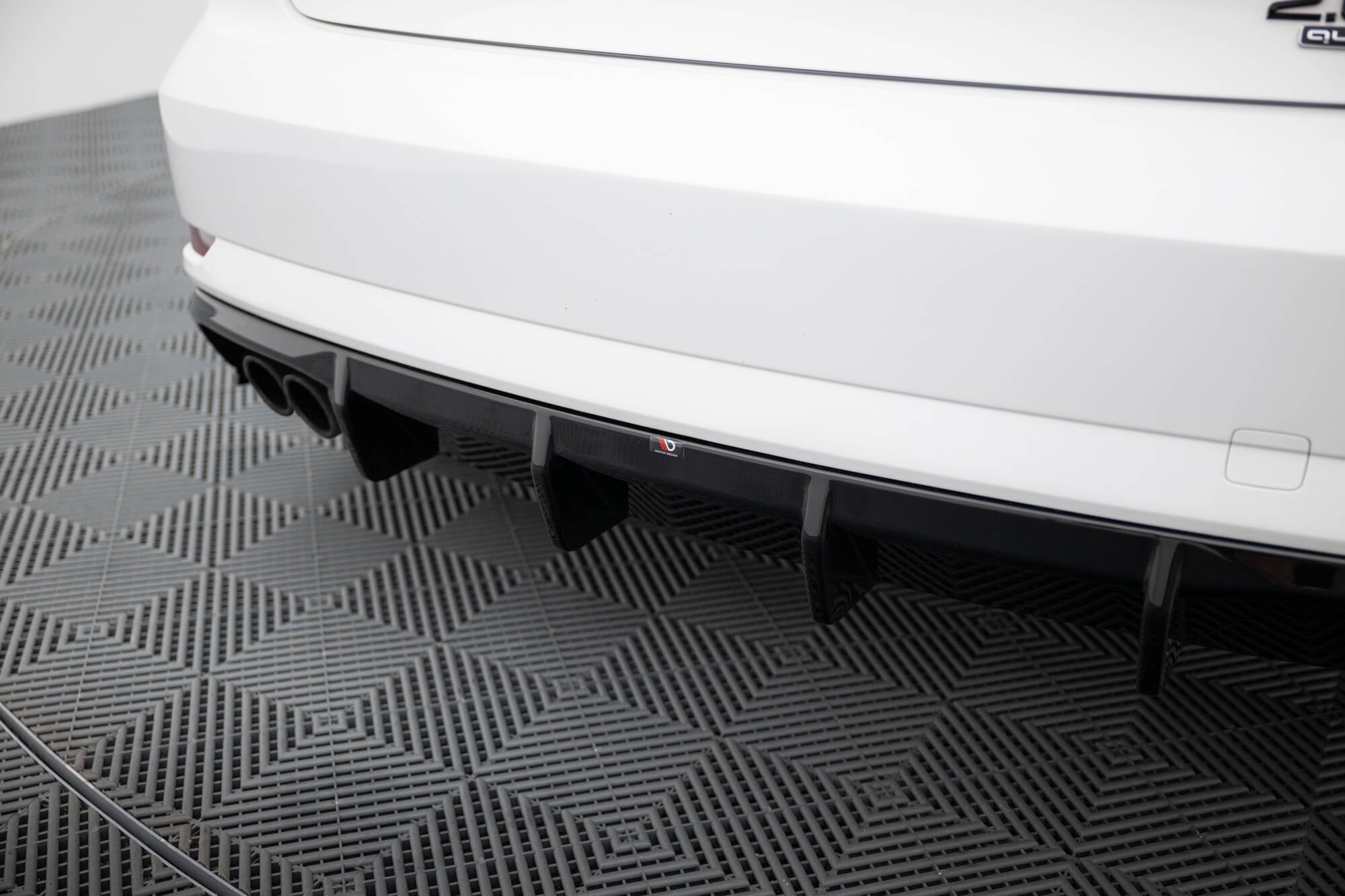 Bagerste Valance Audi A3 derefter 8v ansigtsløftning (version med dobbelt udstødningstips på den ene side)