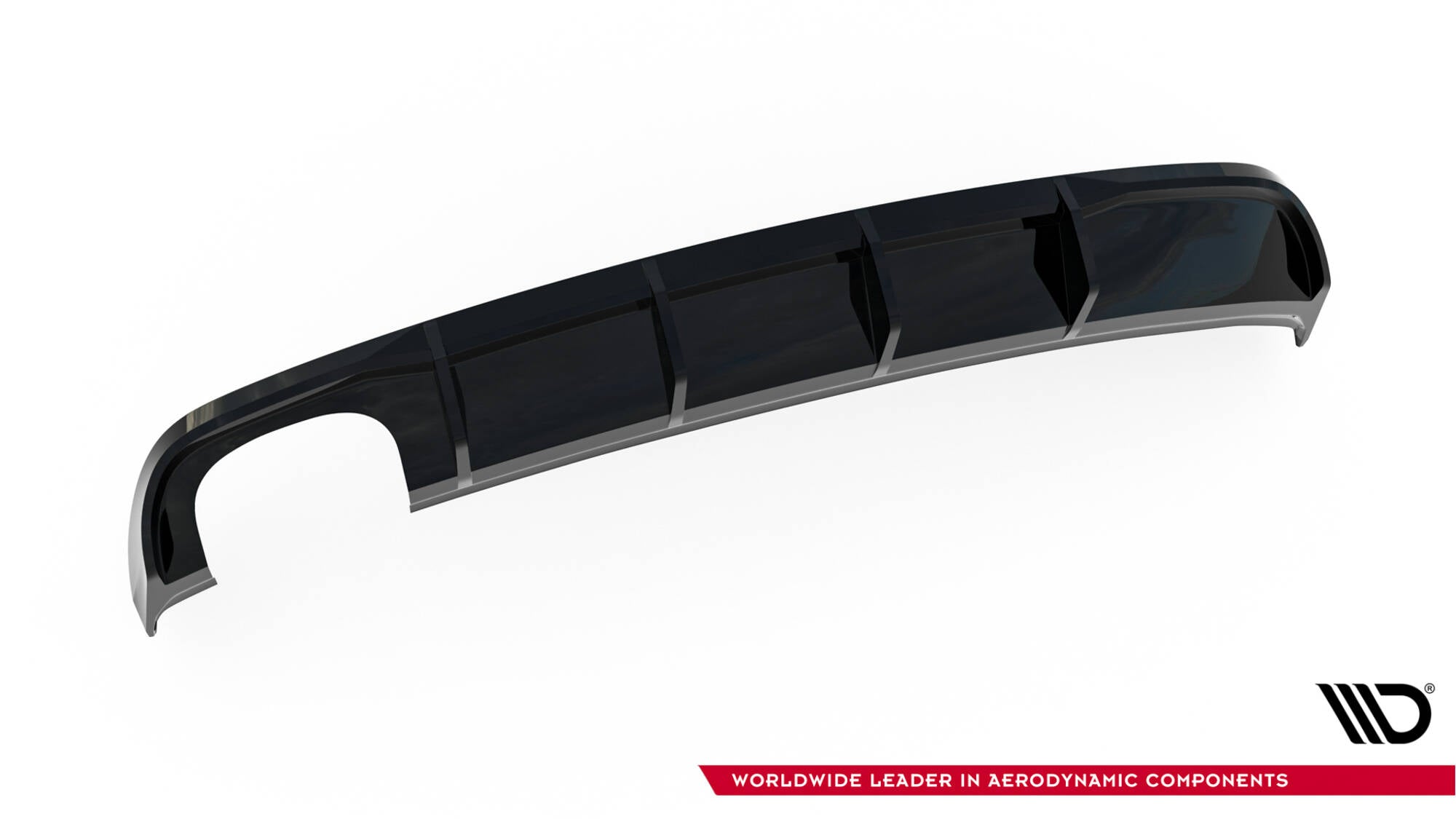 Bagerste Valance Audi A3 derefter 8v ansigtsløftning (version med dobbelt udstødningstips på den ene side)