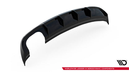 Rear valance audi a3 sedan 8v facelift (version with dual exhaust tips on one side)