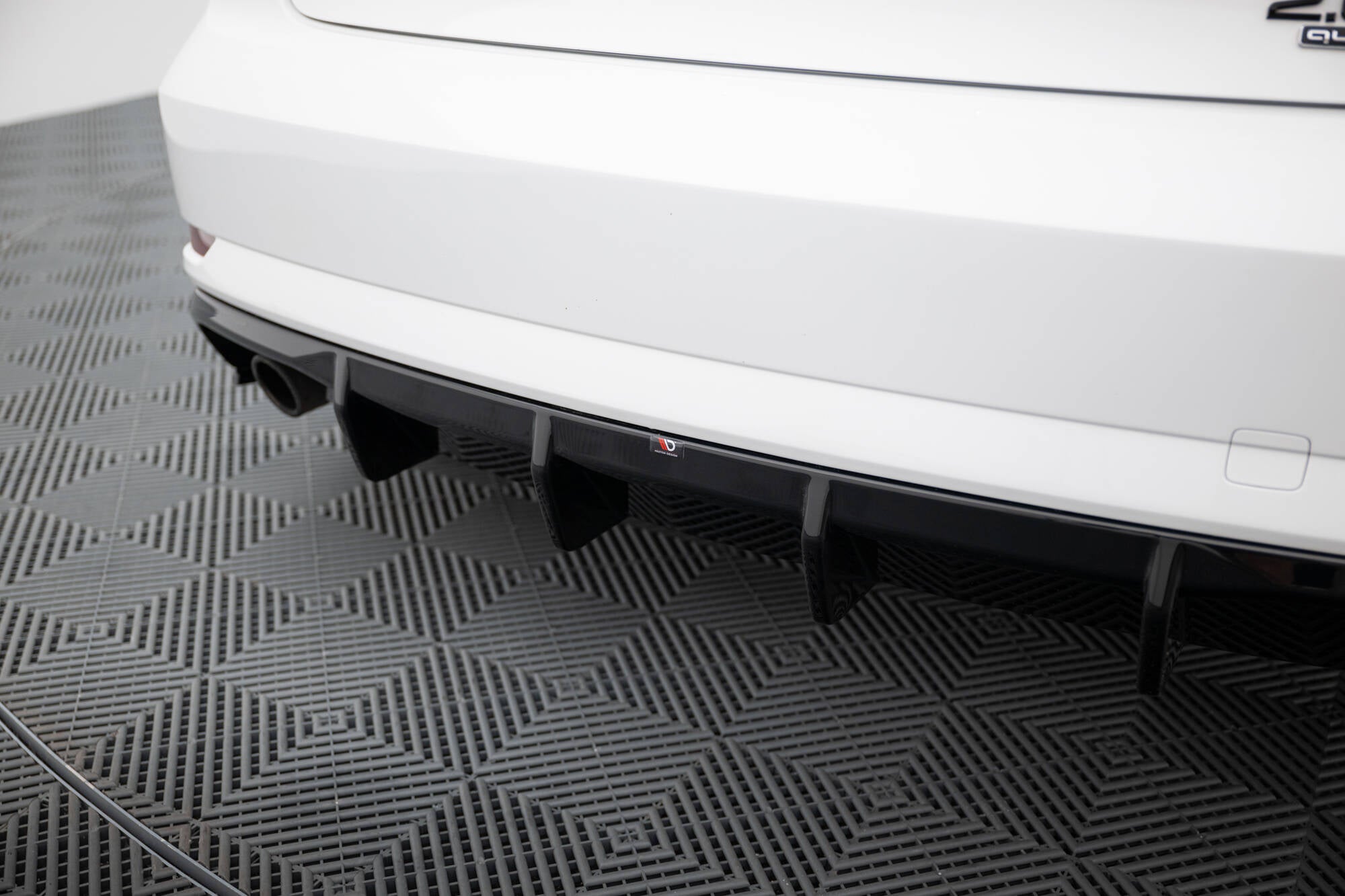 Bagerste Valance Audi A3 siden 8V ansigtsløftning (version med enkelt udstødningstips på den ene side)
