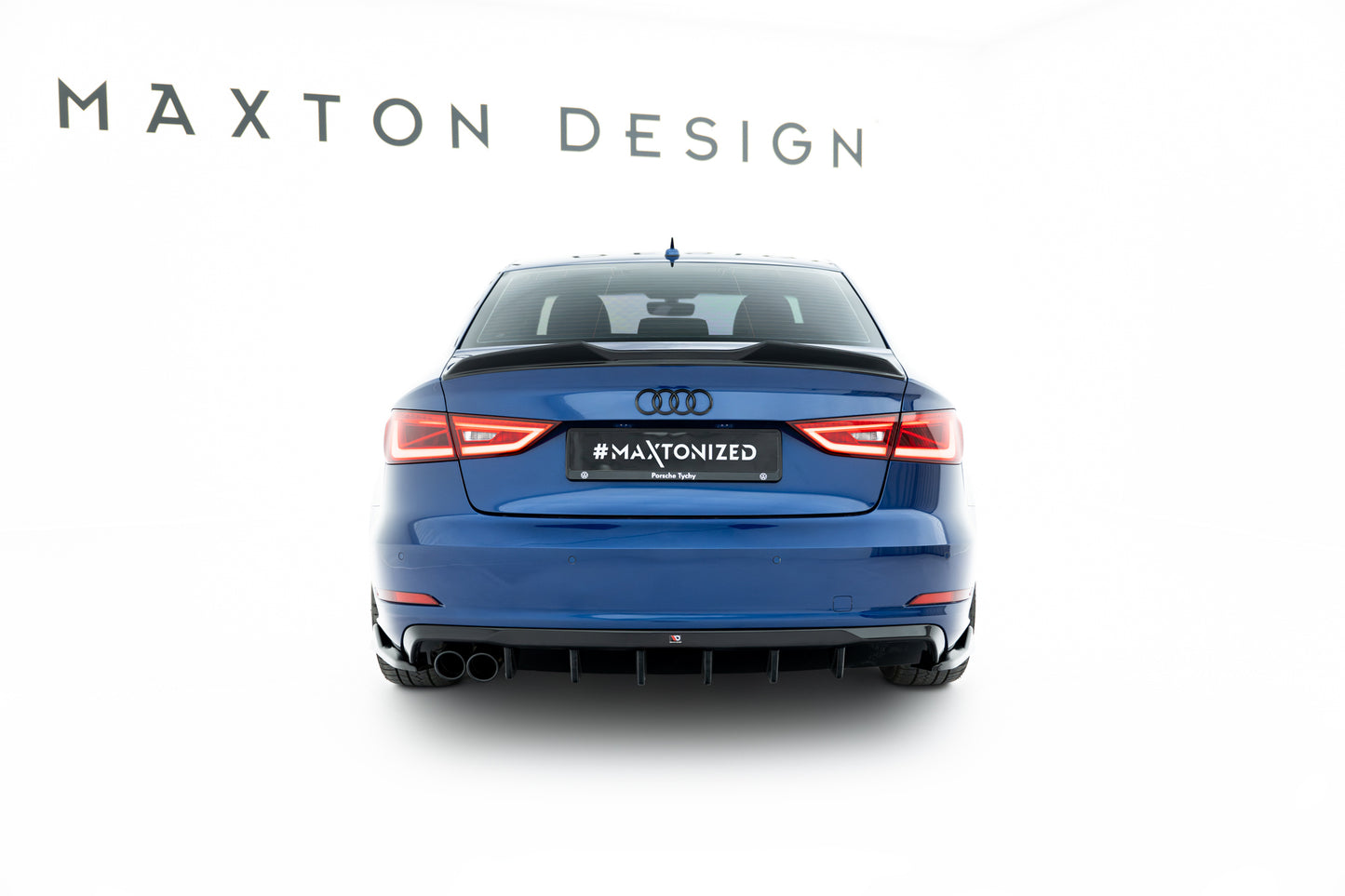 Rear valance audi a3 sedan 8v  (version with dual exhaust tips on one side)