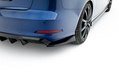 Rear valance audi a3 sedan 8v  (version with dual exhaust tips on one side)