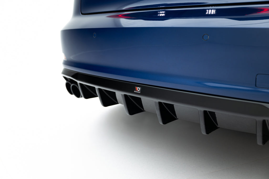 Rear valance audi a3 sedan 8v  (version with dual exhaust tips on one side)