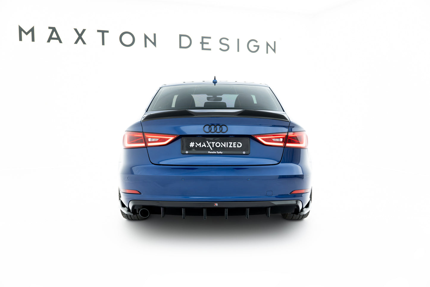 Rear valance audi a3 sedan 8v (version with single exhaust tips on one side)