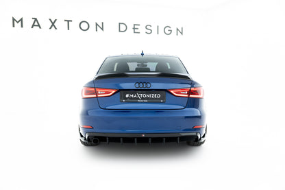 Rear valance audi a3 sedan 8v (version with single exhaust tips on one side)