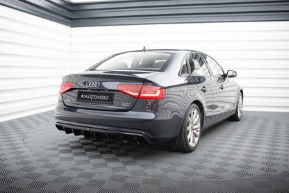 Rear valance audi a4 b8 facelift (single side dual exhaust version)