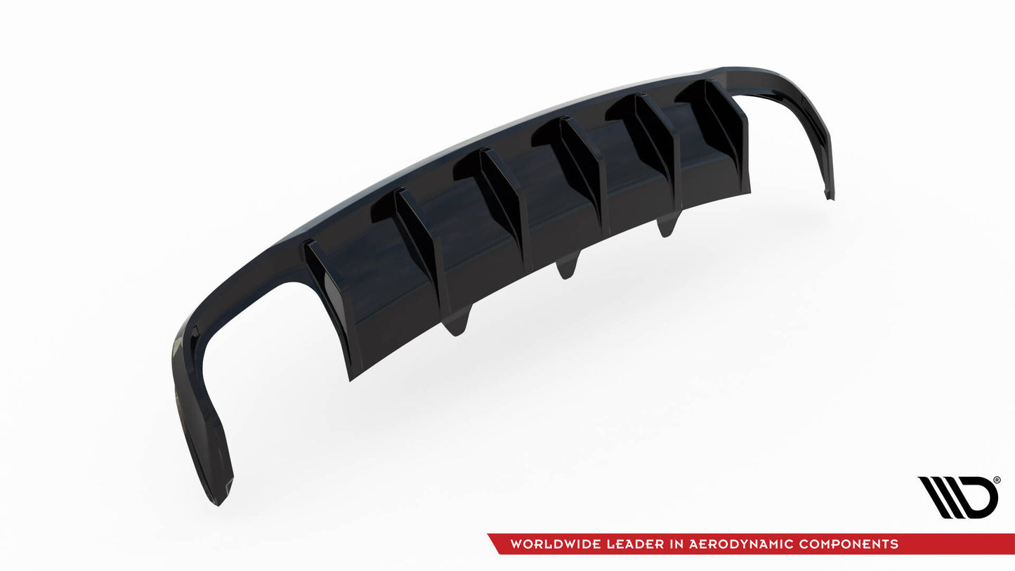 Rear valance audi a4 b8 facelift (version with dual exhausts on both sides)