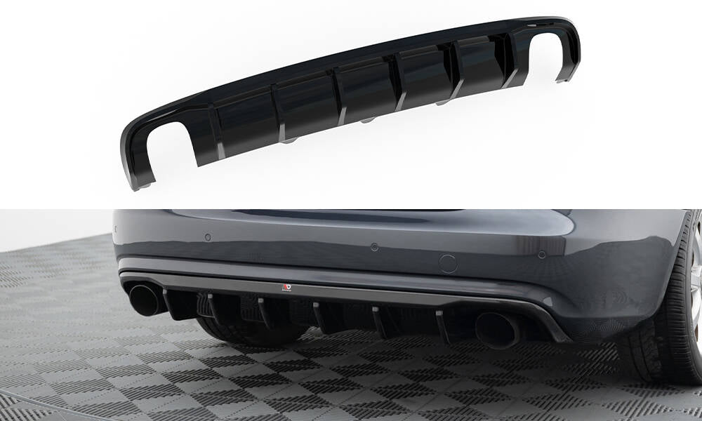 Bagerste Valance Audi A4 B8 ansigtsløftning (version med enkelt udstødninger på begge sider)