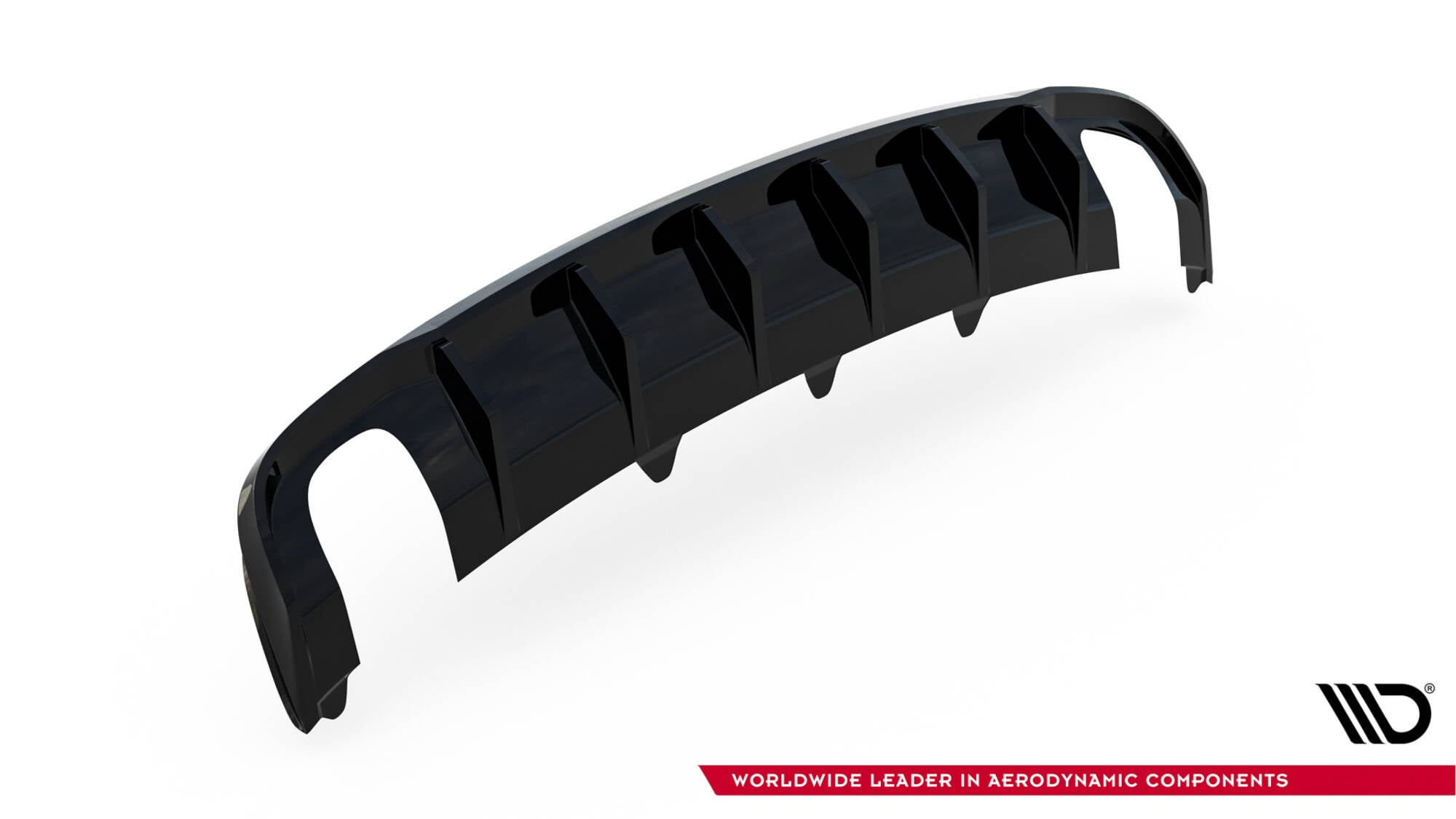 Bagerste Valance Audi A4 B8 ansigtsløftning (version med enkelt udstødninger på begge sider)