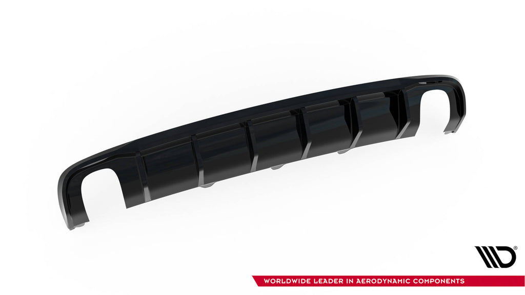 Bagerste Valance Audi A4 B8 ansigtsløftning (version med enkelt udstødninger på begge sider)
